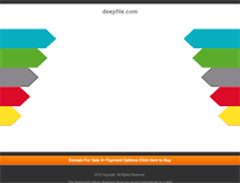 Tablet Screenshot of deepfile.com